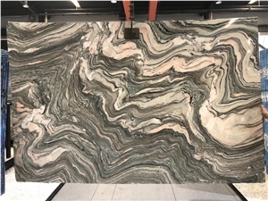 Water Cloudy Grey Marble Slabs for Hotel Project