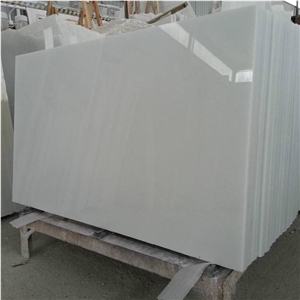 White Marble Stone Plain and Pure Polished White