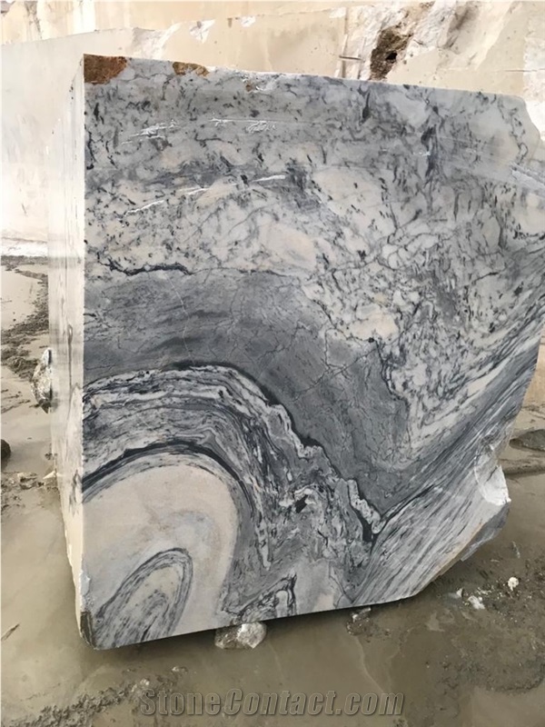 Laybid Marble Block, Iran Grey Marble
