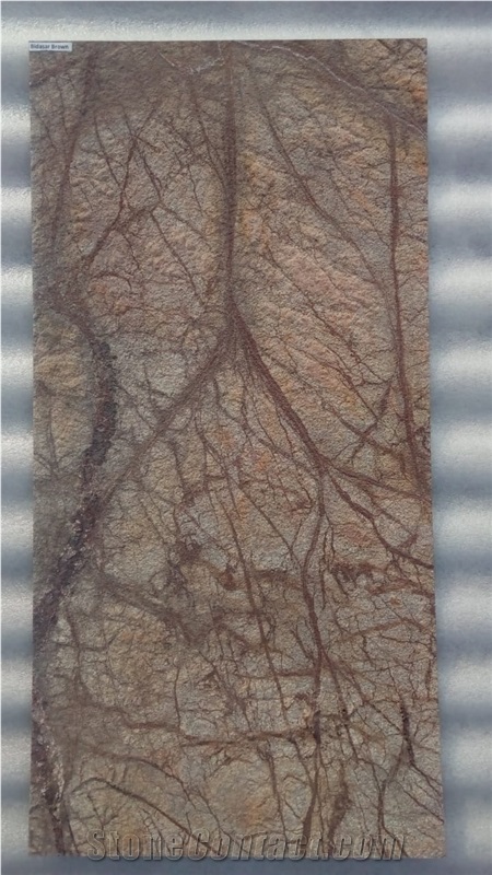 Rain Forest Brown Marble Flexible Stone Veneer