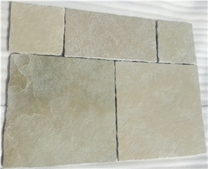 Tandoor Yellow Limestone Paving, Tandur Limestone Pattern