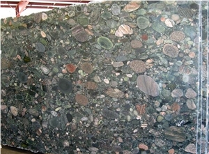 Verde Marinace Granite Slab, Green Marinace