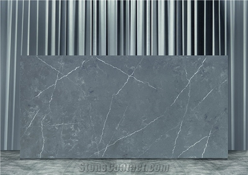 Antolini Grey Stone Quartz Slab