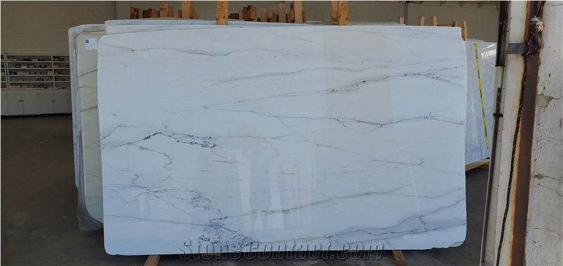 Calacatta Lincoln Marble Polished Slab