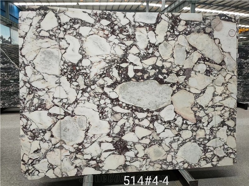 Calacatta Viola Marble Slab Use in Countertop