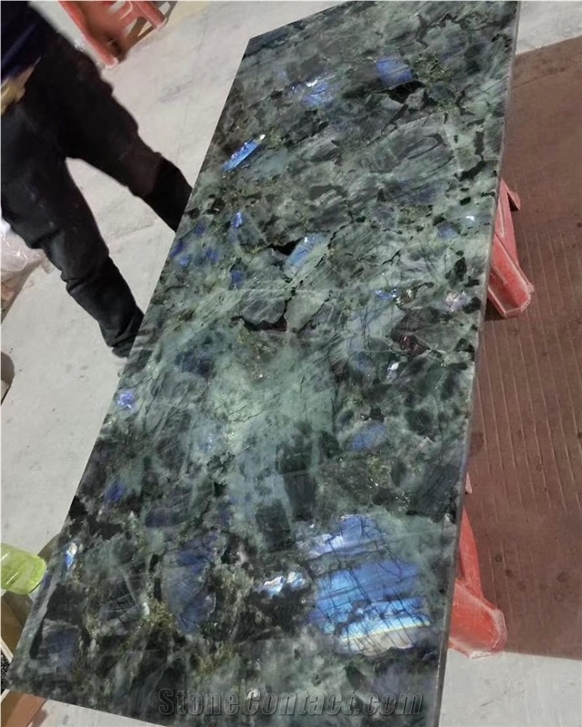 Pearl Blue Granite Polish Slab