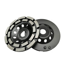 Diamond Double Row Grinding Cup Wheel 5in/125mm