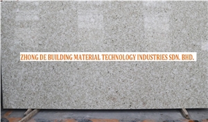 Beige Decorative Pattern Quartz Stone Slabs