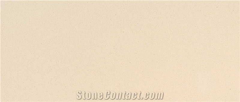 Ivory Cream Quartz Stone Slab