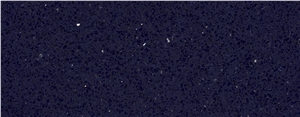 Navy Blue Stardust Quartz Stone Slabs