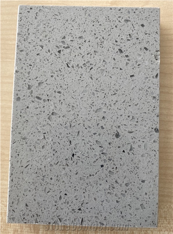 Slate Grey Monochrome Quartz Slabs