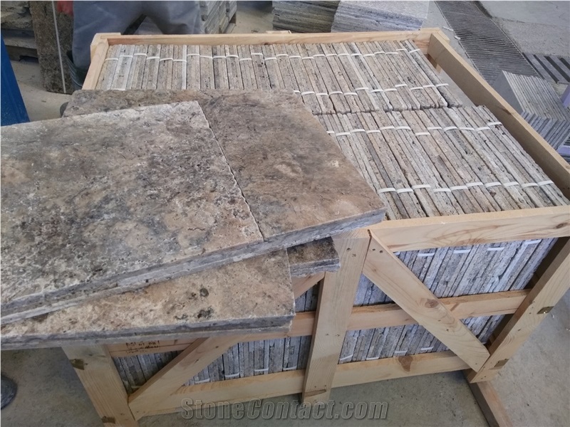 Silver Travertine Tiles