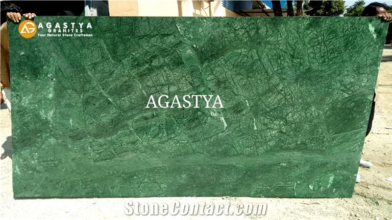Indian Green Marble, Rajasthan Green Marble Block