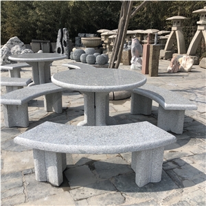 Custom Marble Table and Bench for Garden Sets