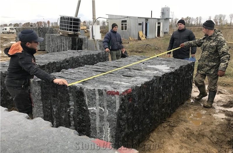 Volga Blue Granite Blocks