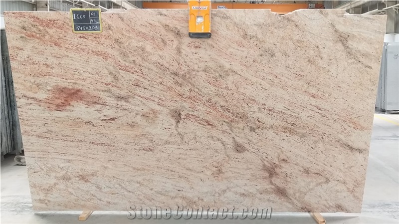 Ivory Brown Granite Slabs