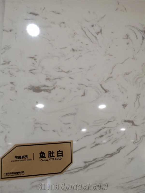 Ariston White Marble for Table Top/ Work Top