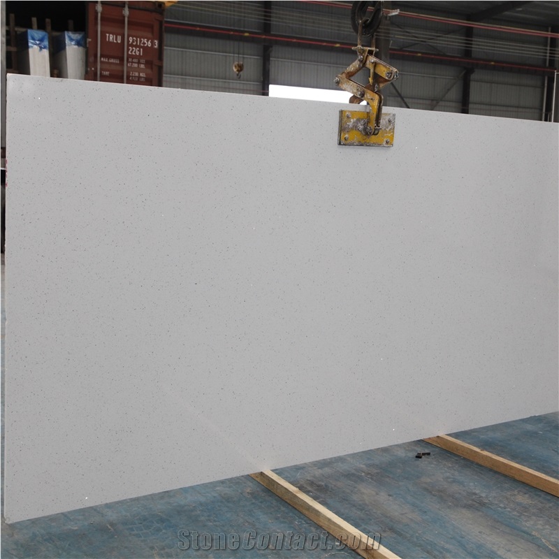 Cheap Crystalize White Artificial Marble Slab Tile