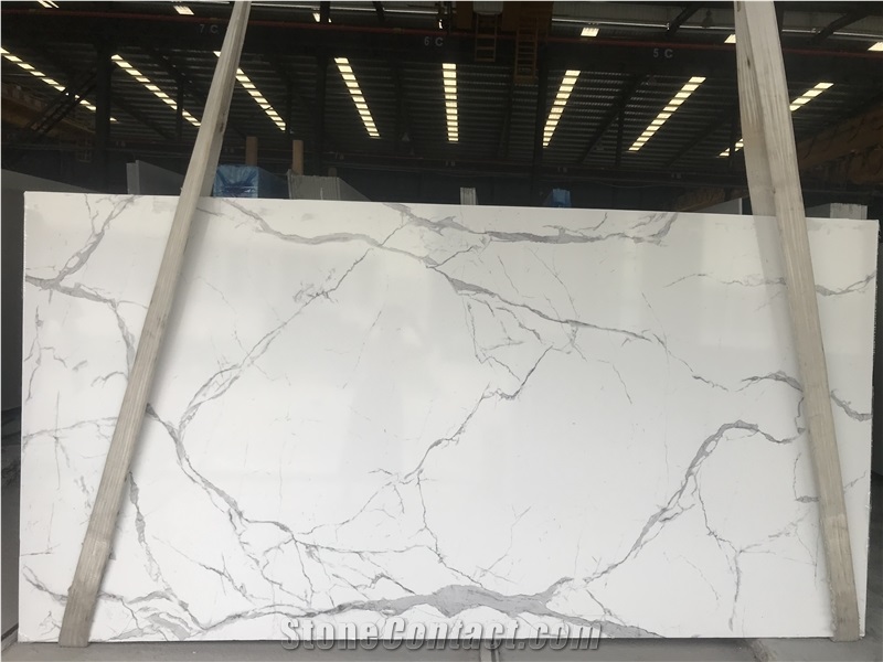 Pure White Artificial Marble Stone
