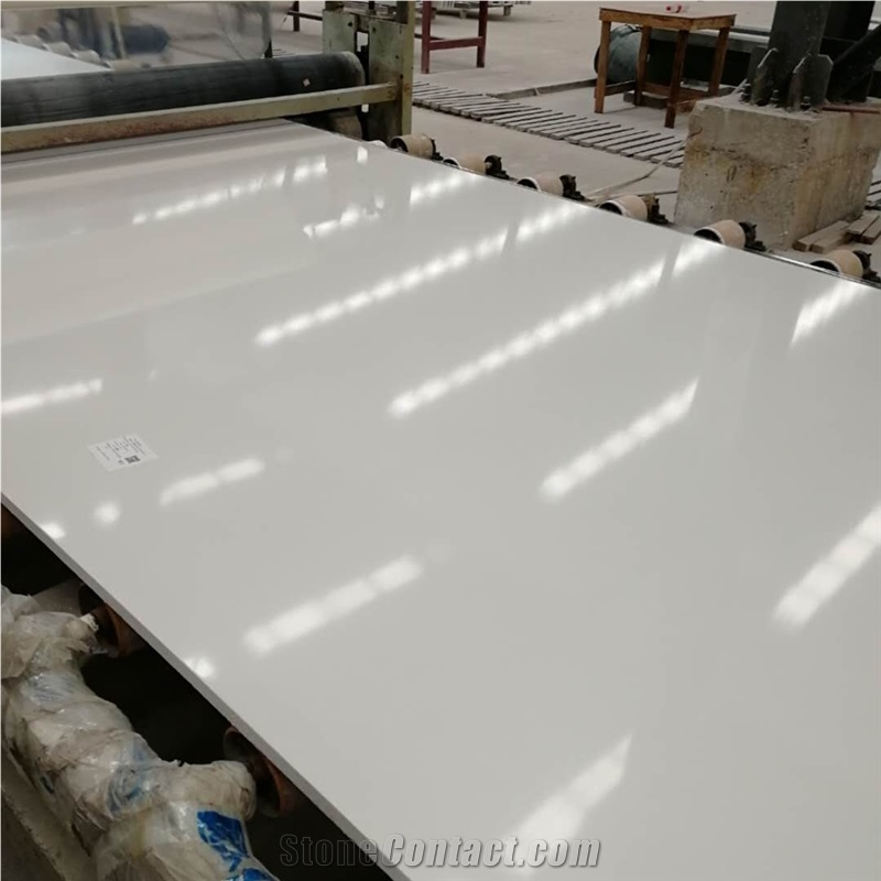 Synthetic White Marble Slab Wall Tile Window Decor