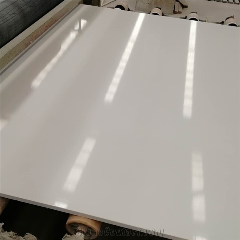 Synthetic White Marble Slab Wall Tile Window Decor