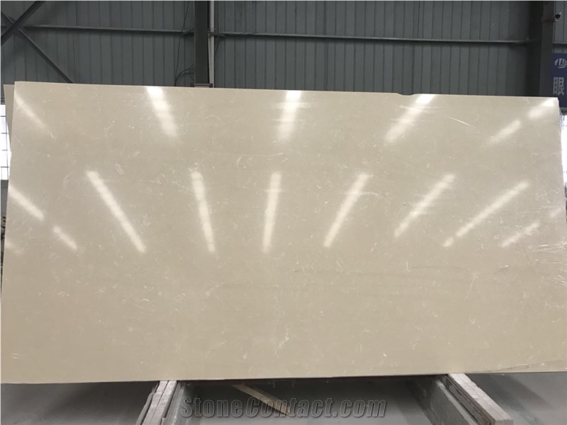 Wholesale Beige Artificial Marble Big Slabs