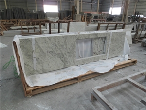 Andromeda White Granite Kitchen Worktop / Countertops