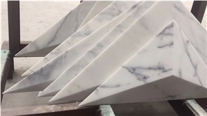 Carrara White Cnc Marble Interior 3d Wall Panel