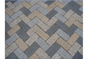 China G666 Red Porphyry Cube Stone Exterior Pavers