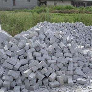 China Grey Granite Brick Cube Paver Stone Exterior