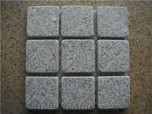 China Grey Granite Brick Cube Paver Stone Exterior