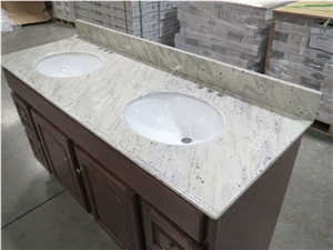 India River White Granite Bath Top / Countertop
