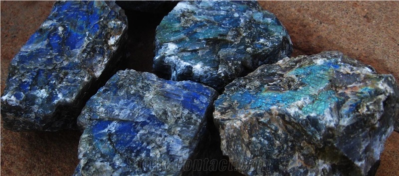 Labradorite Ice Blue Granite Kitchen Top Splashwal
