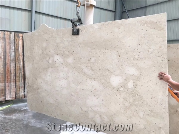 New Classic Royal Beige Rose Cream Marble Slab from China 