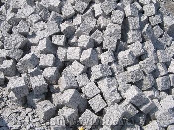 New G654 Flamed Cube Stone Paver Landscaping Stone