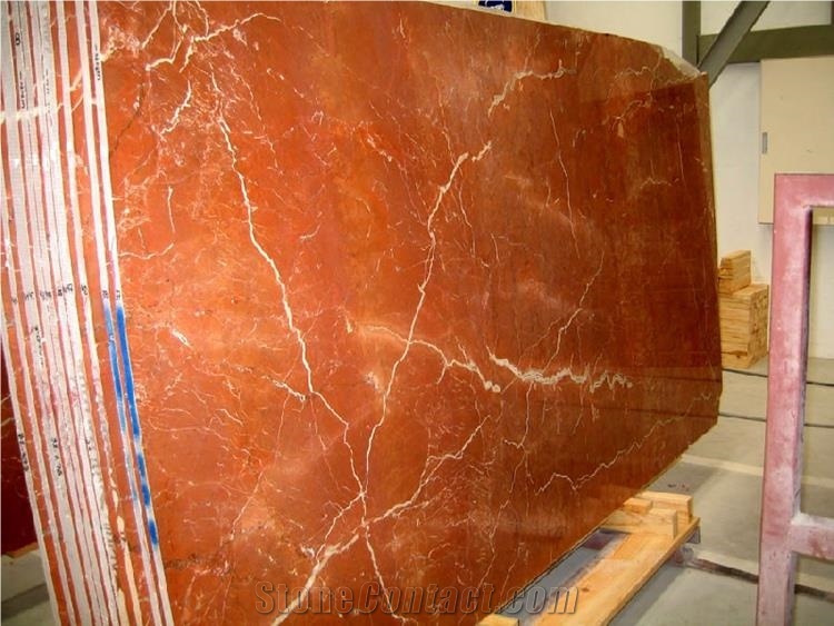 Spain Rosso Alicante Red Marble Slabs, Floor Tile