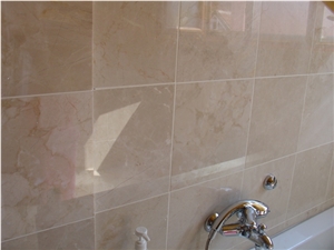 Turkey Burdur Beige Marble Tile, Bathroom Wall Panel