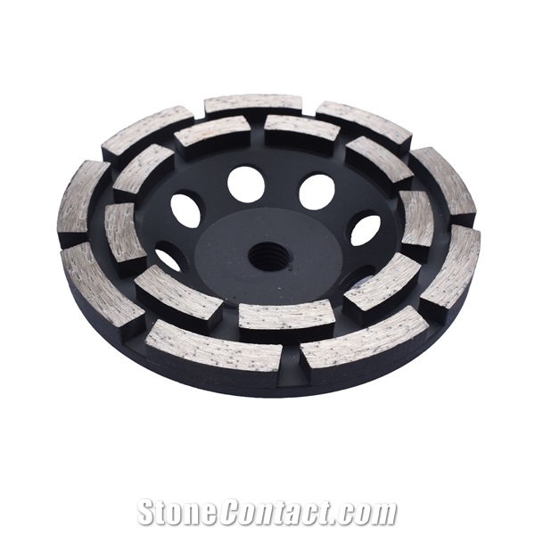 The 4.5 Inch Double Row 18 Segments Cup Wheel