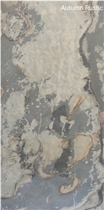 Autumn Rustic Slate Flexible Thin Stone Veneer Sheet