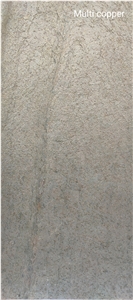 Multi Copper Slate Flexible Thin Stone Veneer Sheet