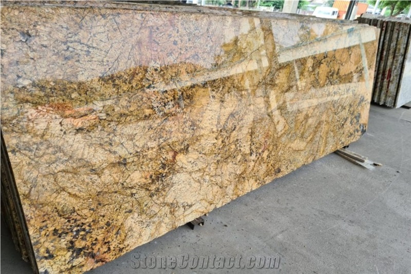 Alaska Gold Granite Slabs