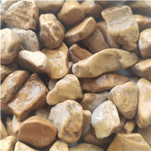 Chinese Hb-001 Yellow Pebble Gravel Stone