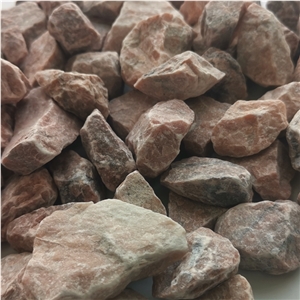 Chinese Hb-003 Deep Pink Pebble Gravel Stone