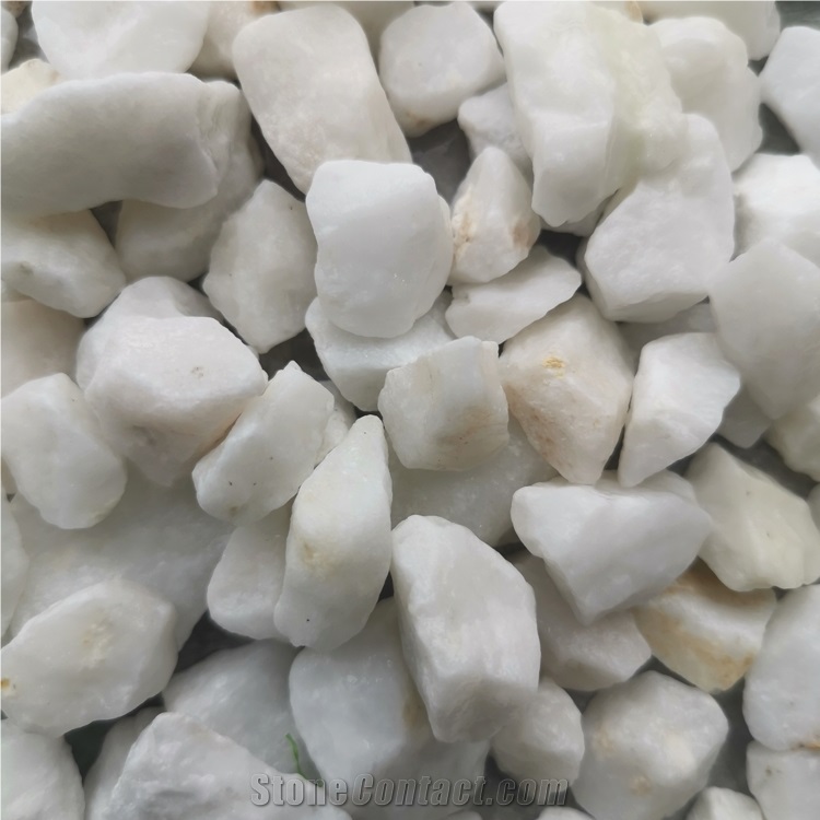 Chinese Hot Sale Dl-002 Snow White Gravel Stone