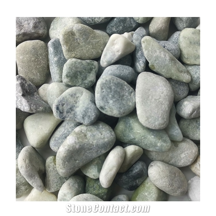 Chinese Hot Sale Dl-003 Green Pebble Ball Stone