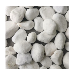 Hot Sale Dl-001 Snow White Pebble Ball Stone