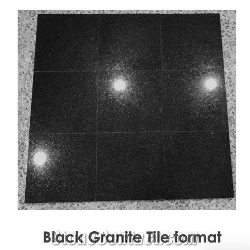 Midnight Black Granite Blocks