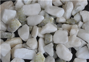 Crushed Stone, White Pebble Stone