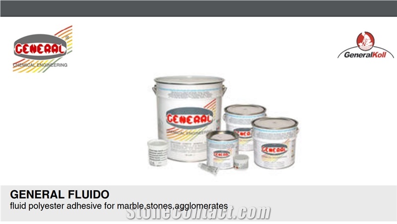 General Fluido Fluid Polyester Adhesive for Marble, Stones, Agglomerates