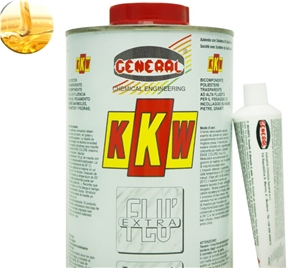 Kkw Transparent Fluid and Vertical Polyester Adhesive